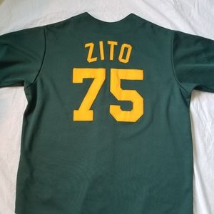 Oakland A's Majestic Zito jersey